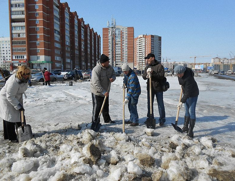 Участие Детской музыкальной школы №7 г. Пензы в традиционном весеннем субботнике.