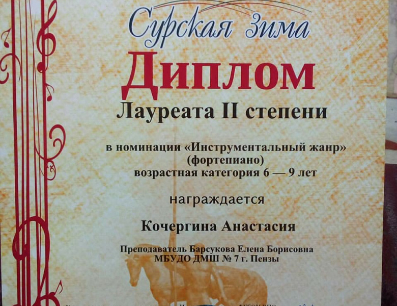 СУРСКАЯ ЗИМА